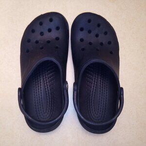 Crocs Unisex-Adult Classic Clogs, Navy Blue, W 10-11, M 8-9